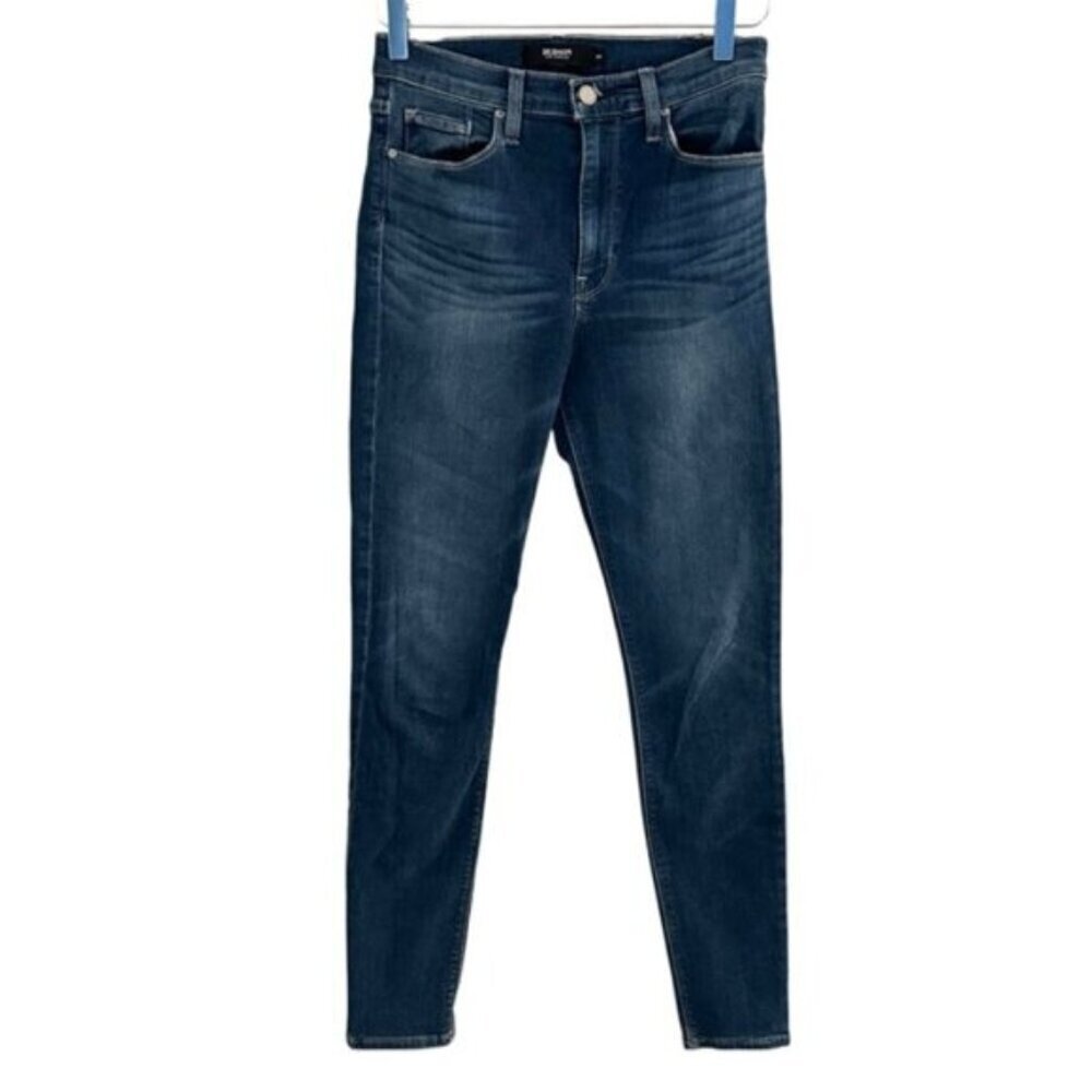 Hudson | Blue Distressed Super Skinny Jeans Size 28